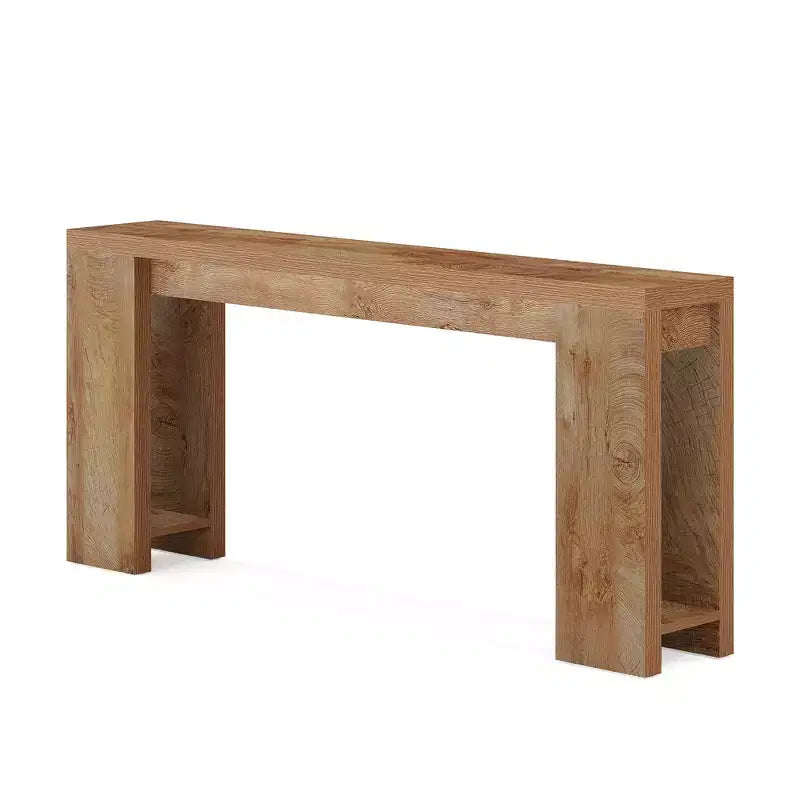 Consolle da fattoria larga 180 cm – Tavolino da divano stretto per ingresso, 136 kg