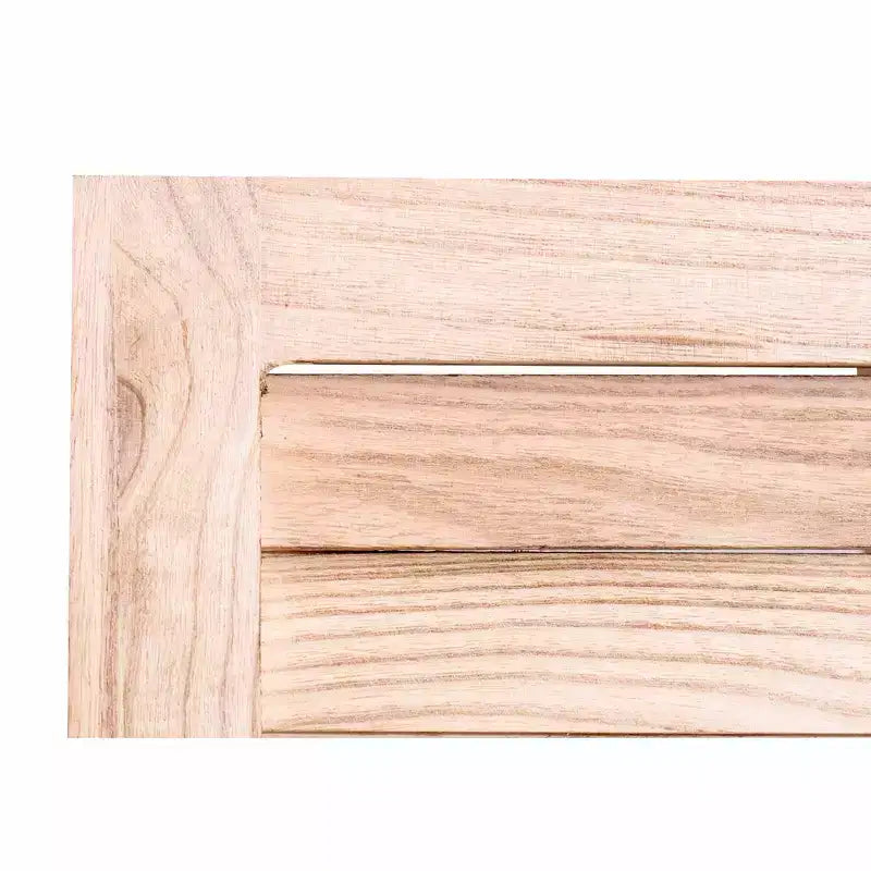 Divisorio Pieghevole in Legno Massello a 4 Pannelli – 55.2x65" Paravento Naturale per la Privacy