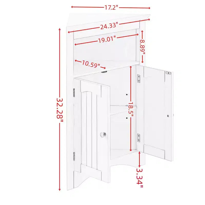 Mobiletto angolare per bagno, mobiletto a pavimento con ripiani regolabili, organizer da bagno autoportante e stretto per carta igienica per piccoli spazi