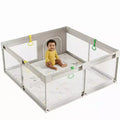 Box per neonati con tappeto 150x150 cm – Recinto di sicurezza per interni ed esterni per bambini