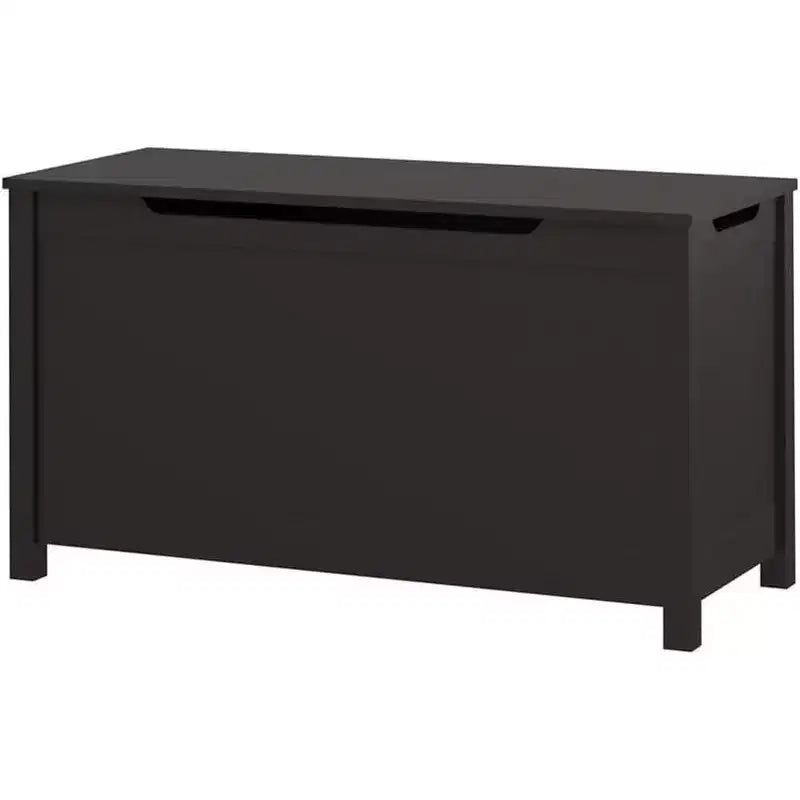 Panca Contenitore Portagiochi per Bambini in Legno con Cerniera di Sicurezza – 80x33x42,4 cm