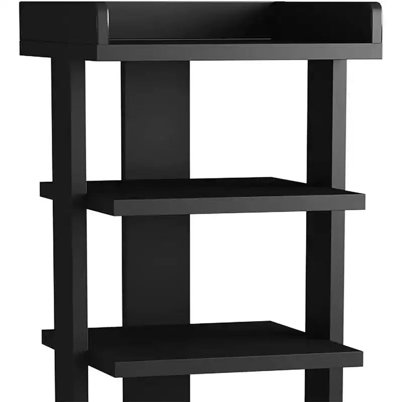 Scarpiera verticale stretta a 7 ripiani in legno da 114 cm – Contiene 10 paia, antiribaltamento