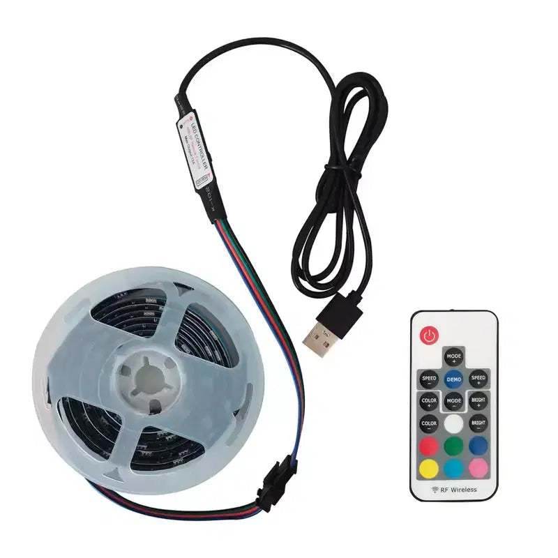 Mobile TV moderno a LED con illuminazione RGB e spazio contenitivo – Adatto a TV fino a 55"