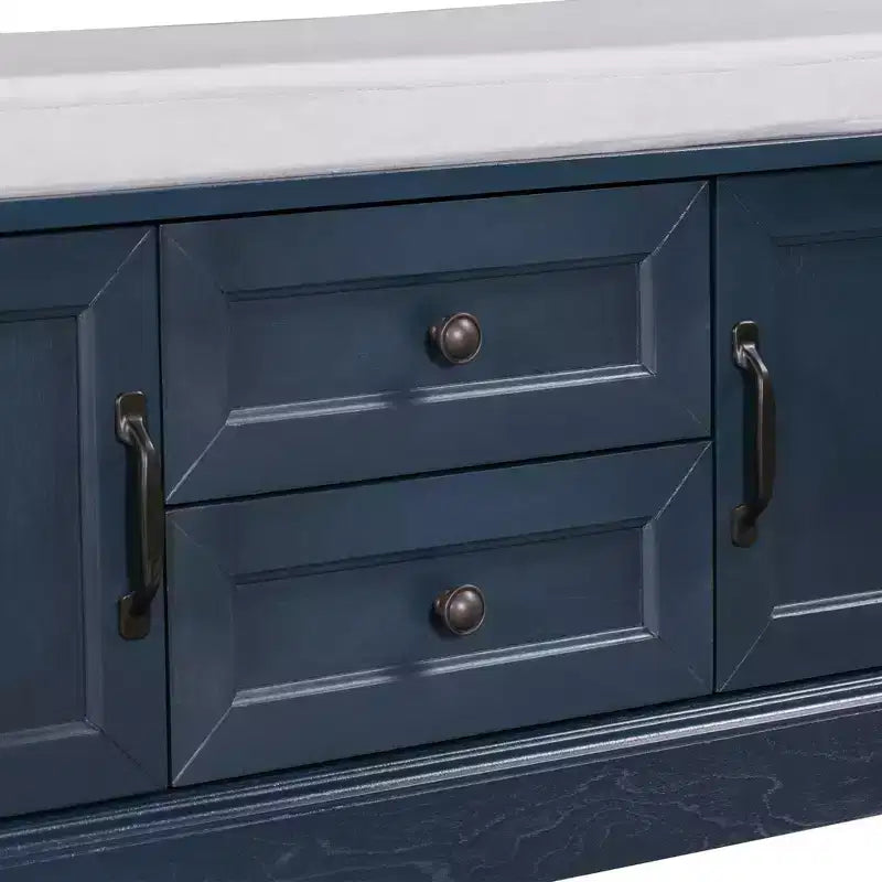 Armadietto Salvaspazio con 2 Ante e 2 Cassetti – Organizer Versatile