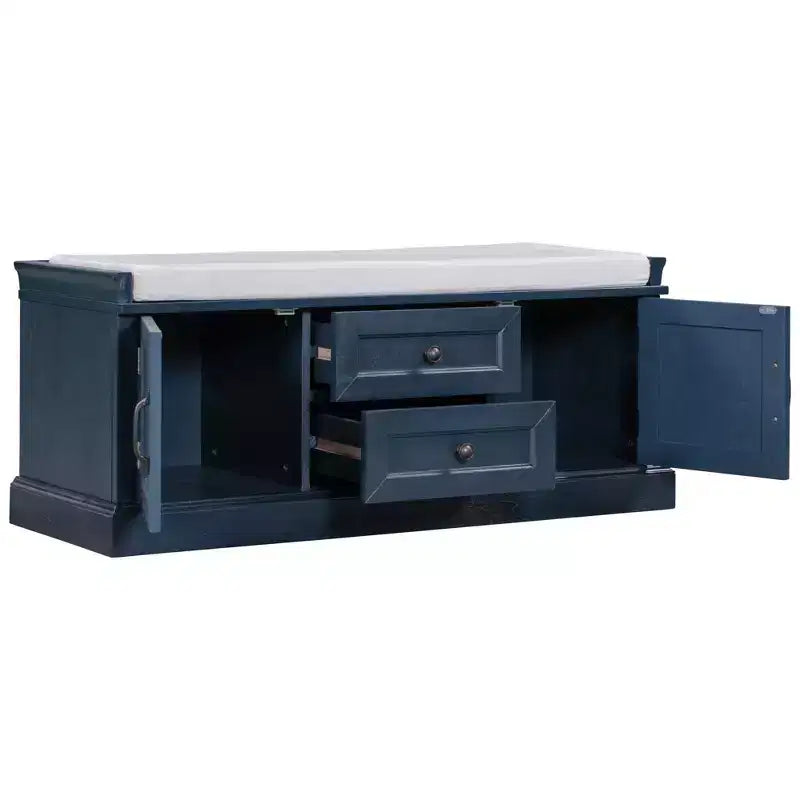 Armadietto Salvaspazio con 2 Ante e 2 Cassetti – Organizer Versatile