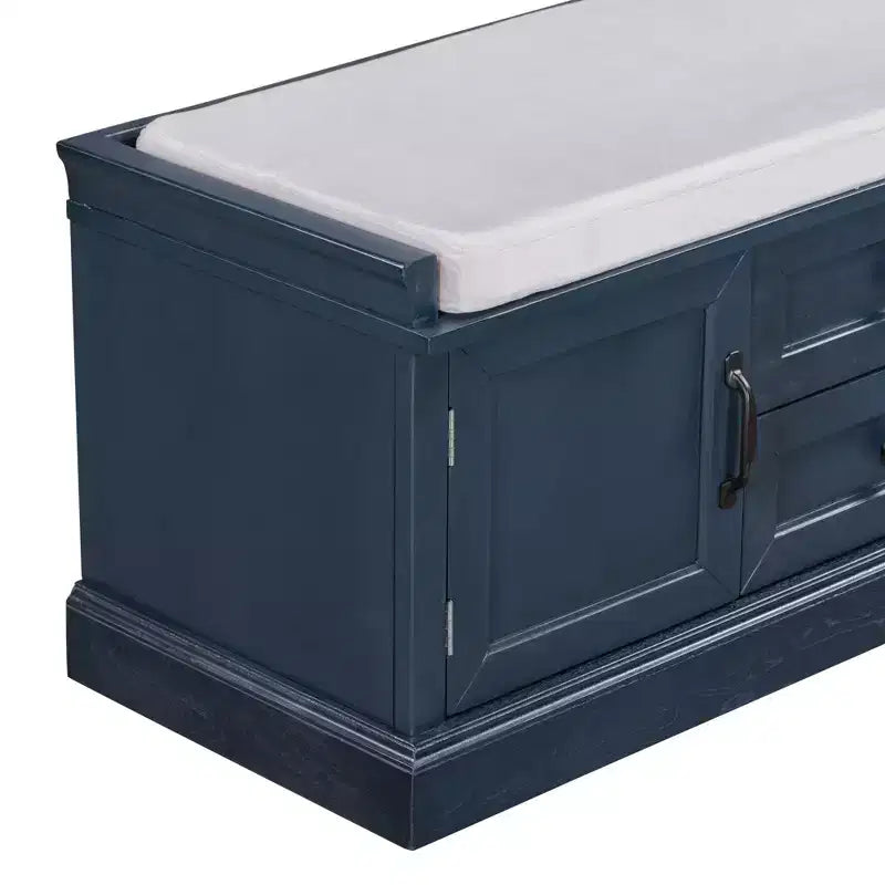 Armadietto Salvaspazio con 2 Ante e 2 Cassetti – Organizer Versatile