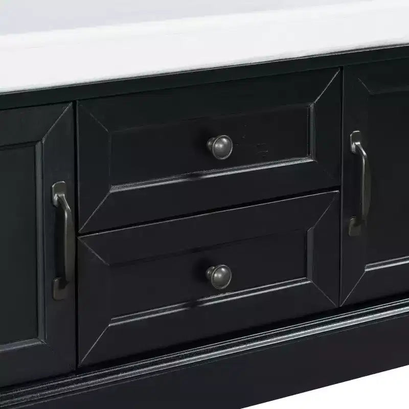 Armadietto Salvaspazio con 2 Ante e 2 Cassetti – Organizer Versatile