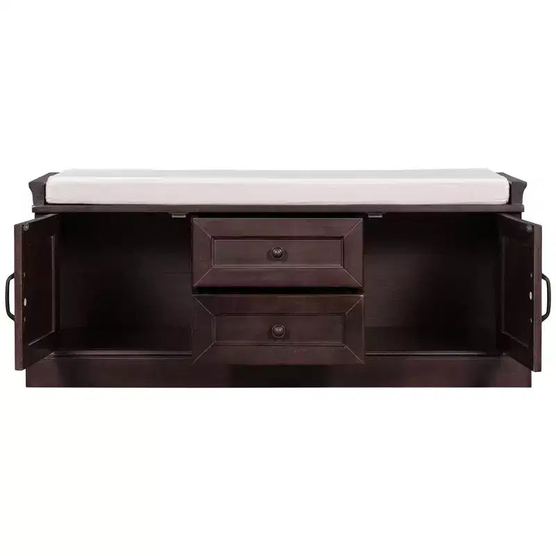 Armadietto Salvaspazio con 2 Ante e 2 Cassetti – Organizer Versatile
