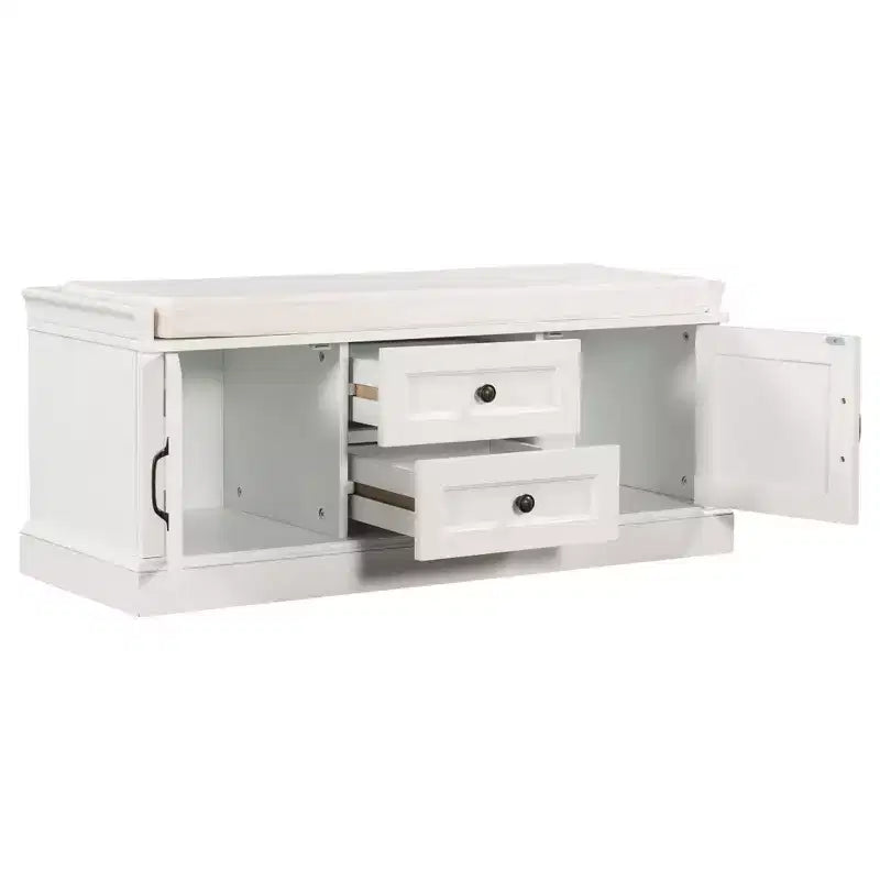 Armadietto Salvaspazio con 2 Ante e 2 Cassetti – Organizer Versatile