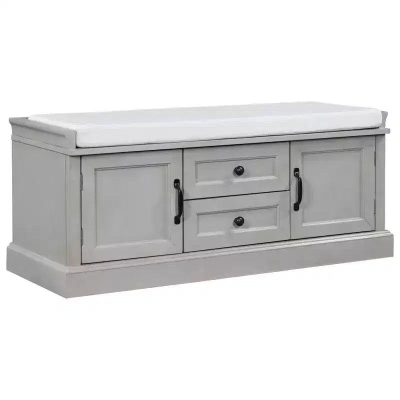Armadietto Salvaspazio con 2 Ante e 2 Cassetti – Organizer Versatile