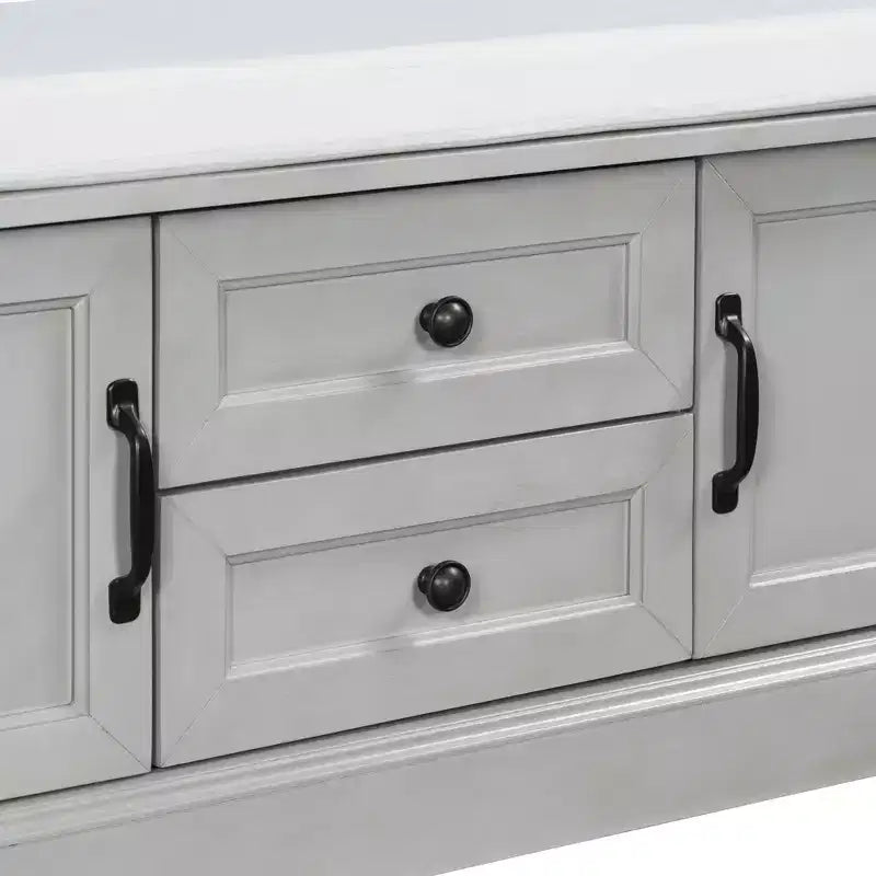 Armadietto Salvaspazio con 2 Ante e 2 Cassetti – Organizer Versatile