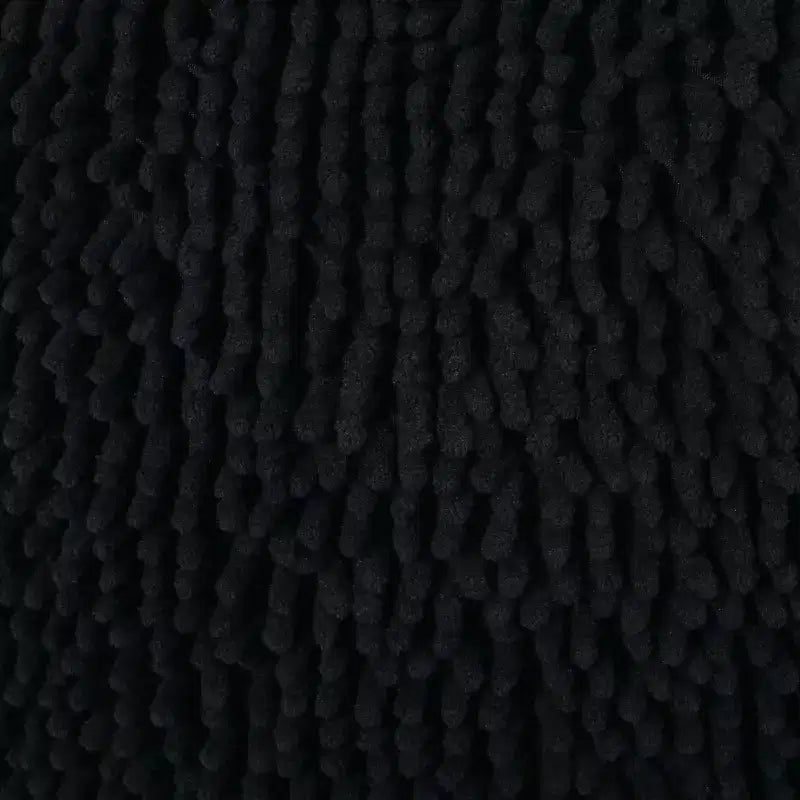 Pouf ottomano quadrato in ciniglia moderna in microfibra – Capacità 136 kg