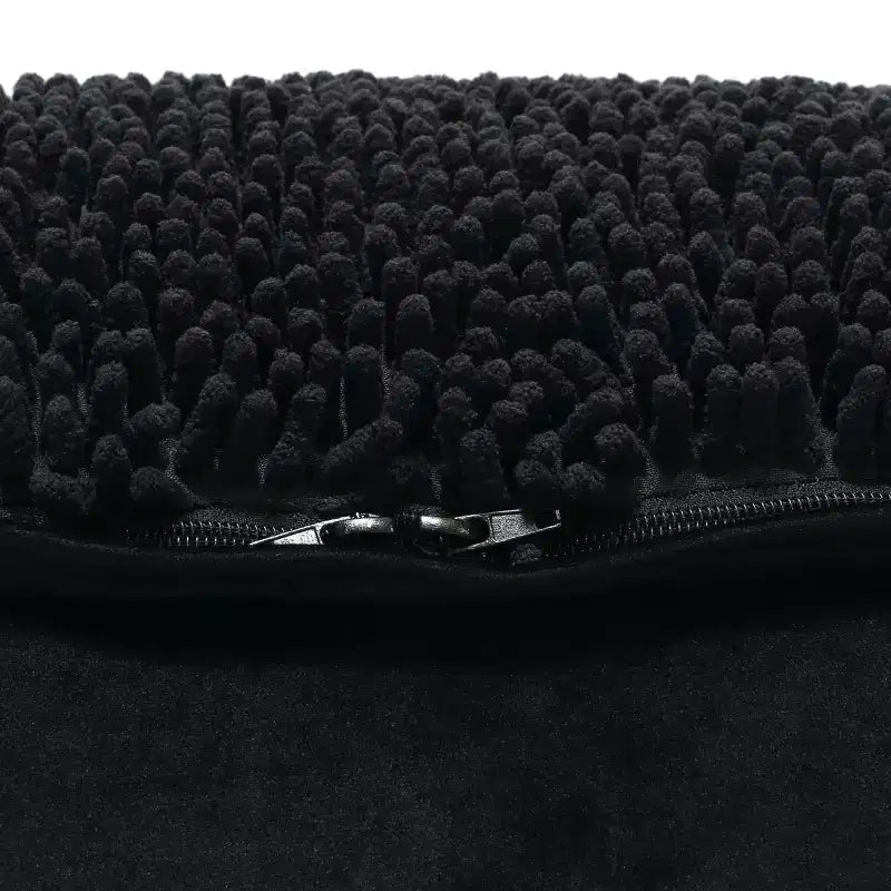 Pouf ottomano quadrato in ciniglia moderna in microfibra – Capacità 136 kg