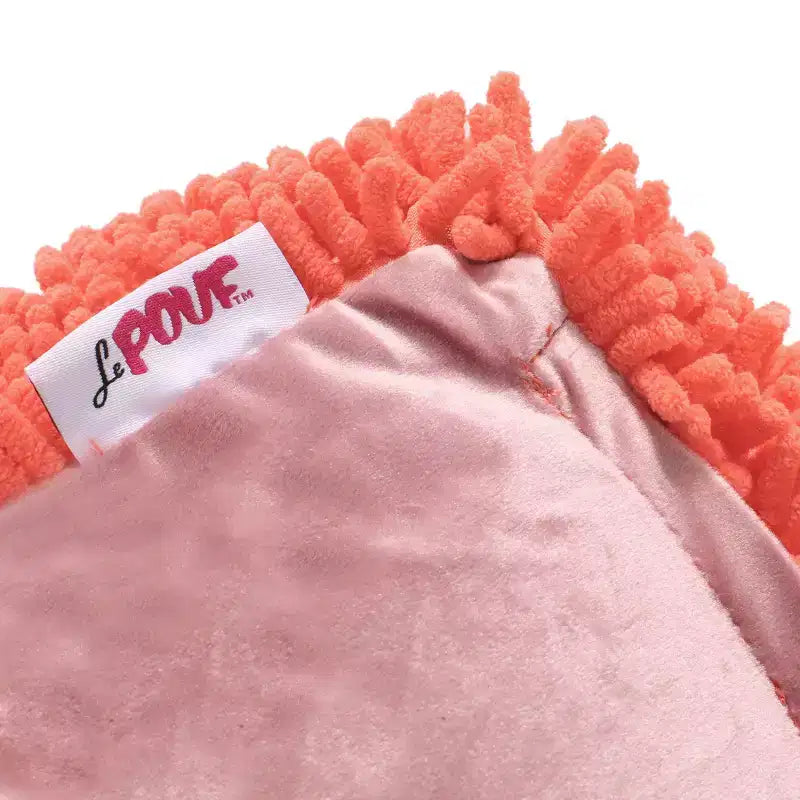Pouf ottomano quadrato in ciniglia moderna in microfibra – Capacità 136 kg