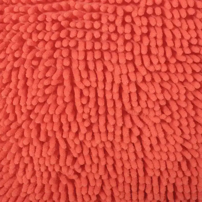 Pouf ottomano quadrato in ciniglia moderna in microfibra – Capacità 136 kg