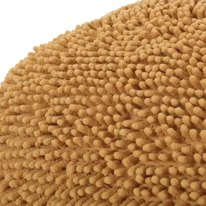 Pouf ottomano quadrato in ciniglia moderna in microfibra – Capacità 136 kg